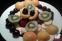 Recetas fáciles de Frutas Kiwi, Ciruelas, Plátanos, Albaricoques, Ciruelas