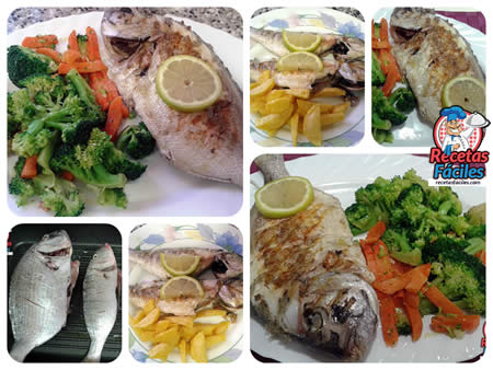 Recetas Fáciles de Pescado Mabre a la Plancha con Verduras