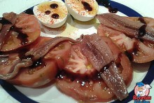 Recetas Fáciles de anchoas con tomates y huevos duros