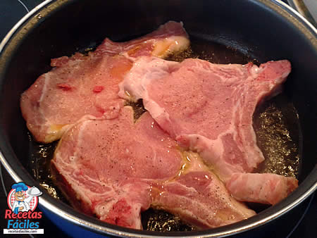Recetas Fáciles de Chuletas de Cerdo a la Riojana